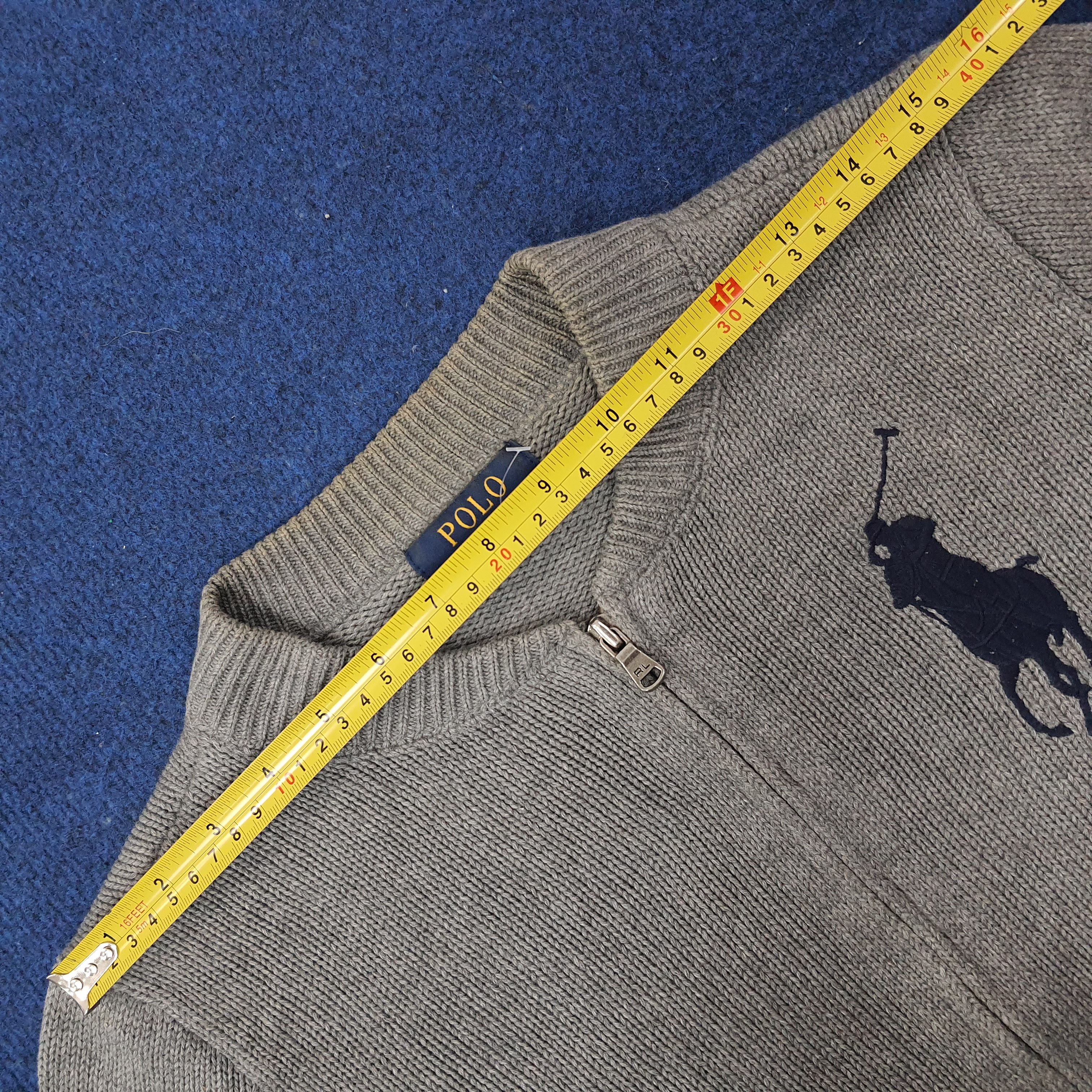 Polo Ralph Lauren Vintage POLO Ralph Lauren Zipper Knitwear C245N12 Size US XS / EU 42 / 0 - 9 Thumbnail