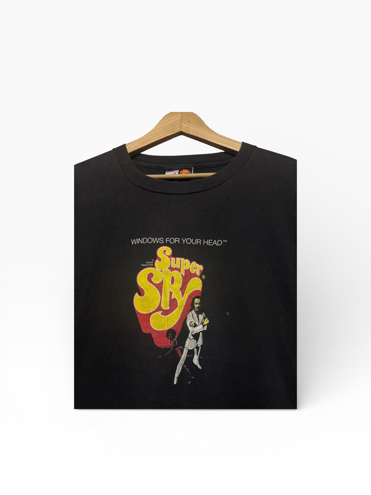 SPY Optic Vtg🔥90’s Spy Optic Printed Super Spy Tee Size US L / EU 52-54 / 3 - 4 Thumbnail