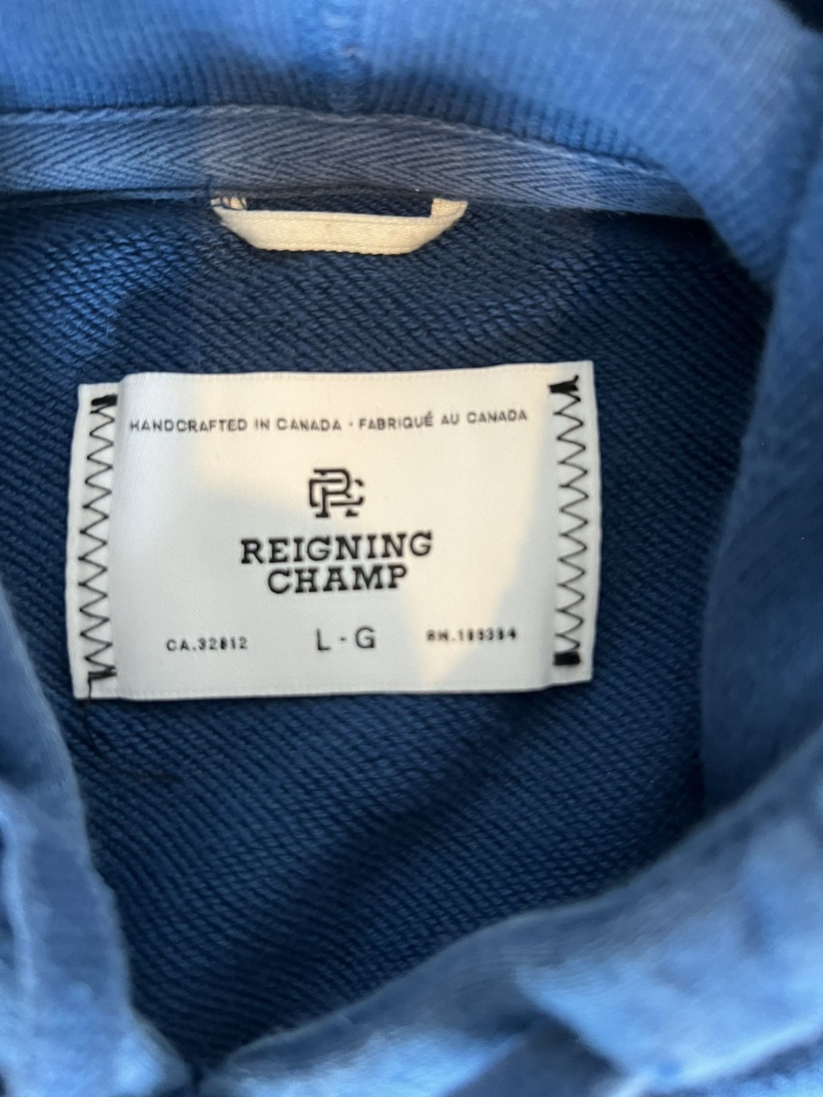 Reigning Champ Pullover hoodie in blue Size US L / EU 52-54 / 3 - 1 Thumbnail