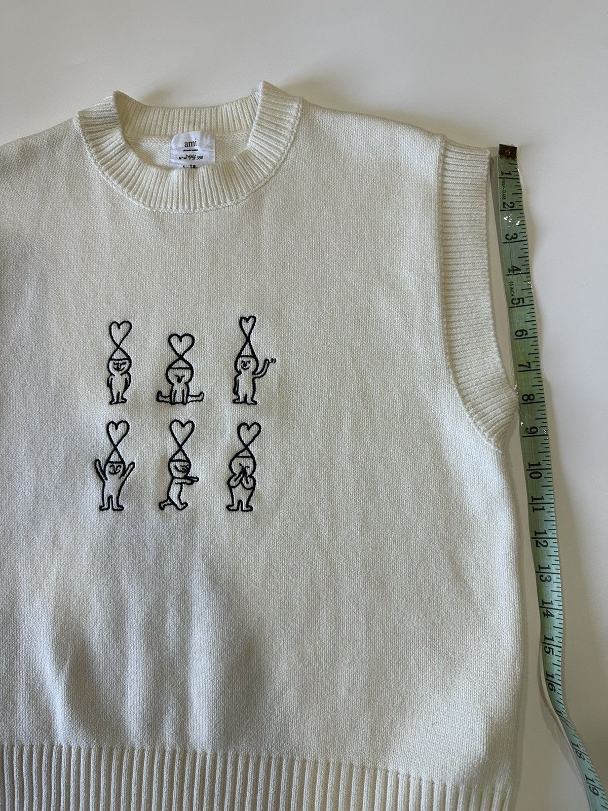 AMI Ami vest knit sweater Size XS / US 0-2 / IT 36-38 - 12 Thumbnail