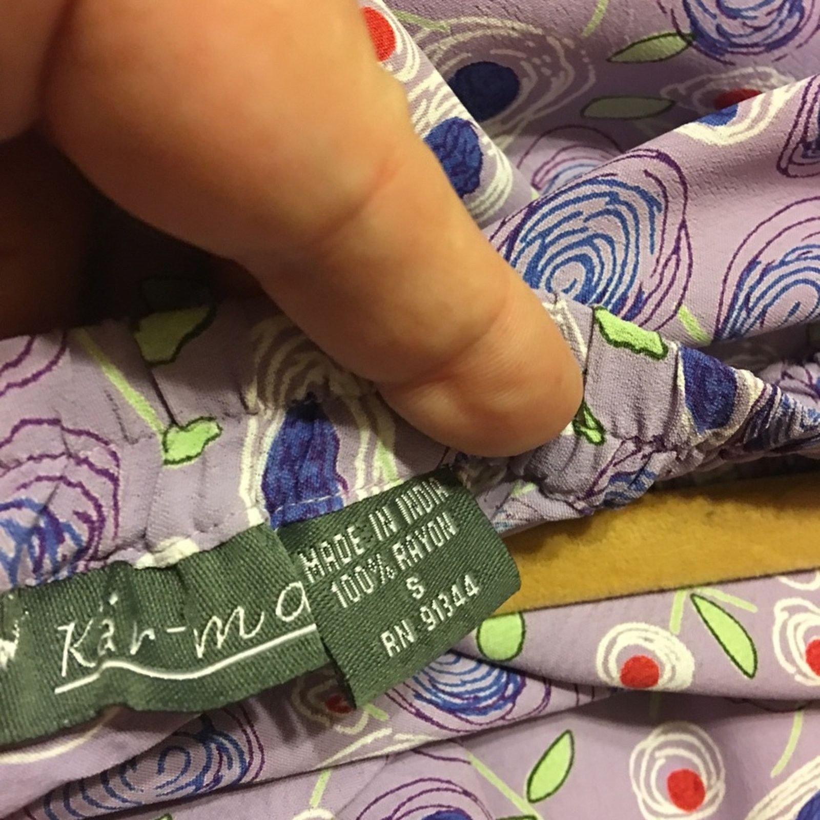 Other Karma brand colorful elastic waist maxi skirt S Size 24" / US 00 / IT 34 - 8 Thumbnail