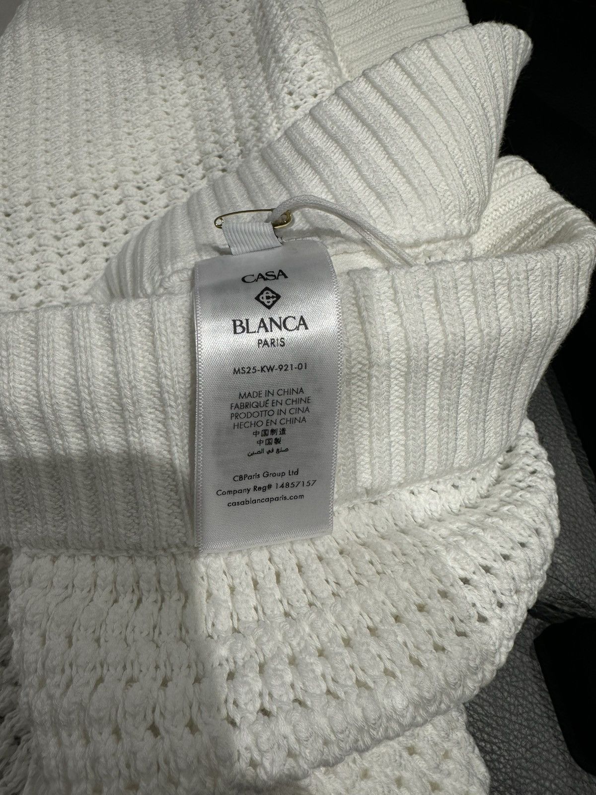 Casablanca CASABLANCA - Sporty Crochet Short White Size US 32 / EU 48 - 5 Thumbnail