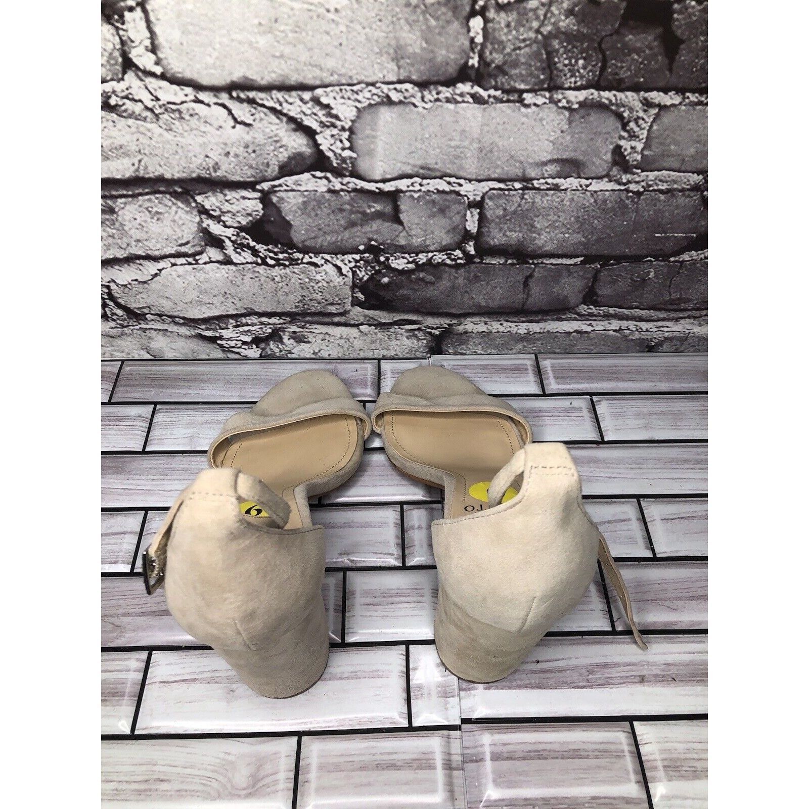 Vince Camuto Vince Camuto Malissa Beige Taupe Suede Ankle Strap Block Hee Size US 9 / IT 39 - 6 Thumbnail