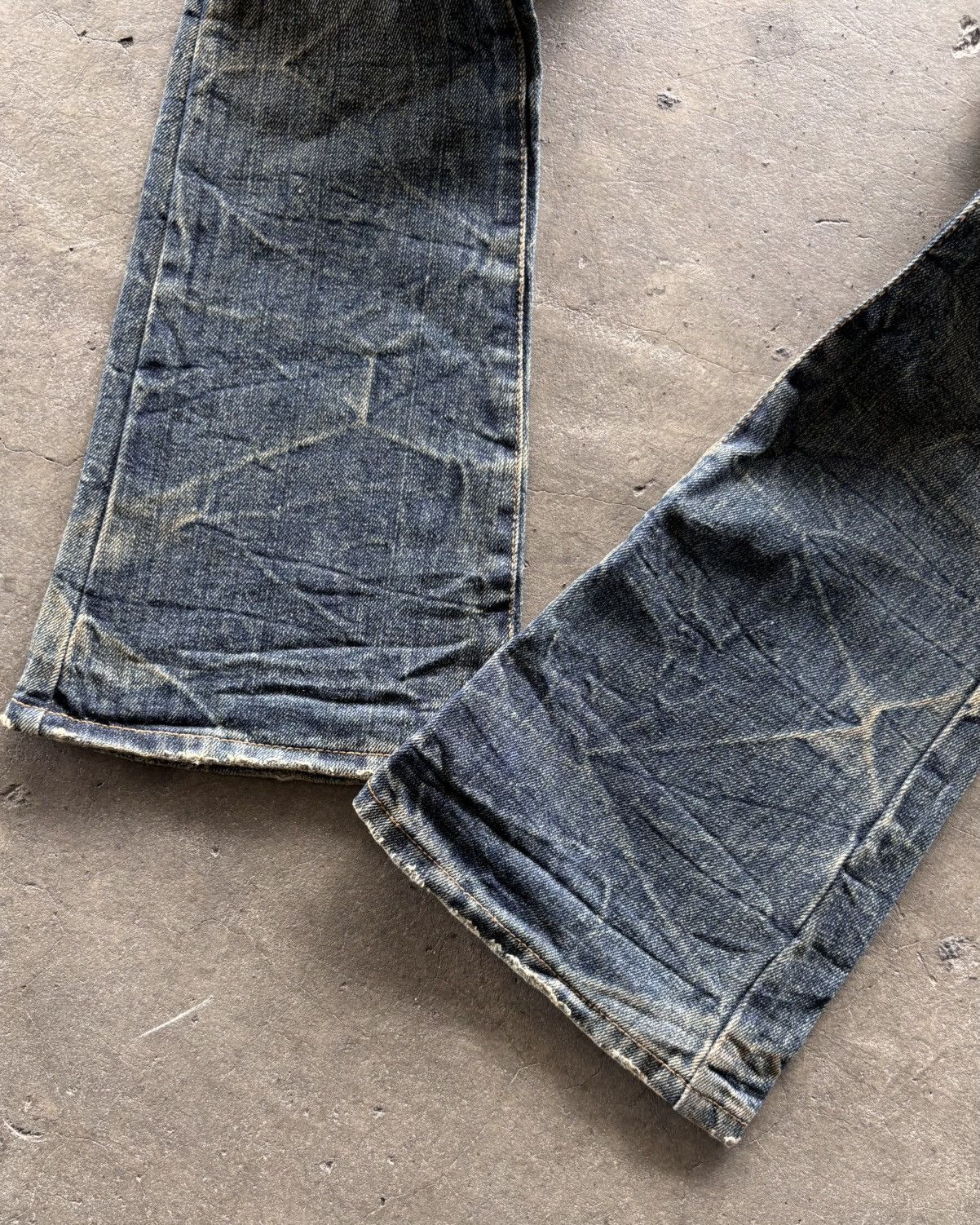 If Six Was Nine Lgb Ifsixwasnine style L.A Japanese Flared Denim Pants Size US 28 / EU 44 - 3 Thumbnail