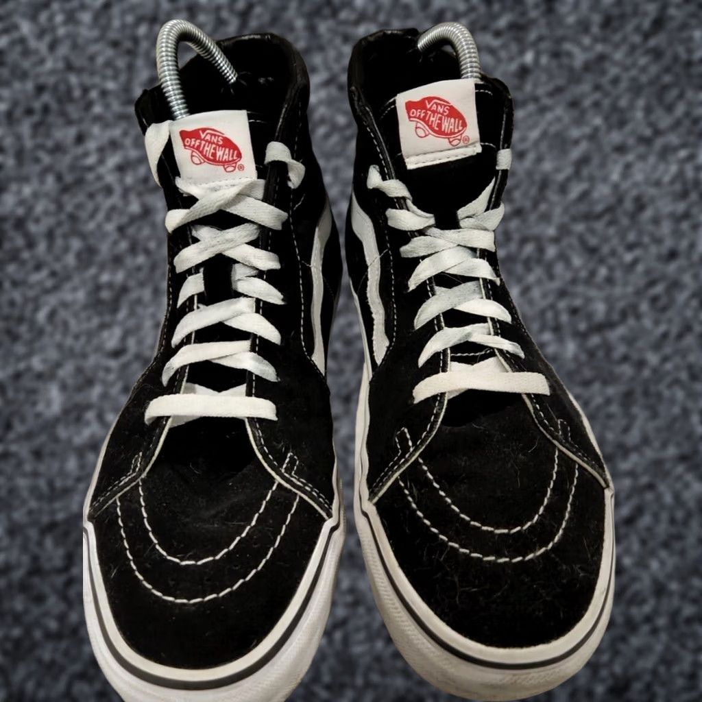 Vans VANS Pro Off The Wall 500714 Skate High Top Sneakers Shoes Men 10.5 Women 12 Black High Top Skateboarding Shoes Mens Womens Size L / US 10 / IT 46 - 1 Thumbnail
