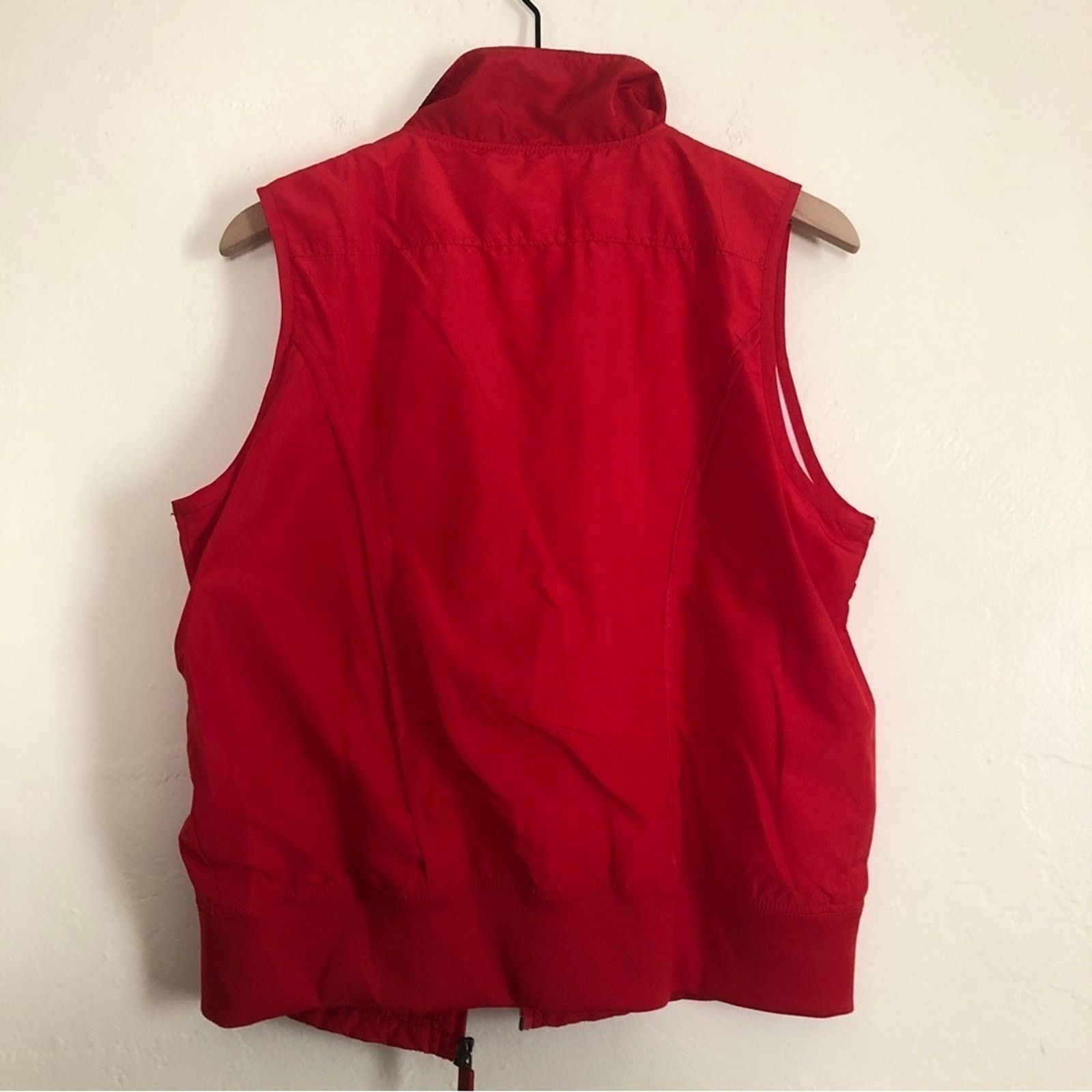 Oleg Cassini Oleg Cassini Sport Red Quilted Windbreaker Vest Jacket Size L / US 10 / IT 46 - 10 Thumbnail