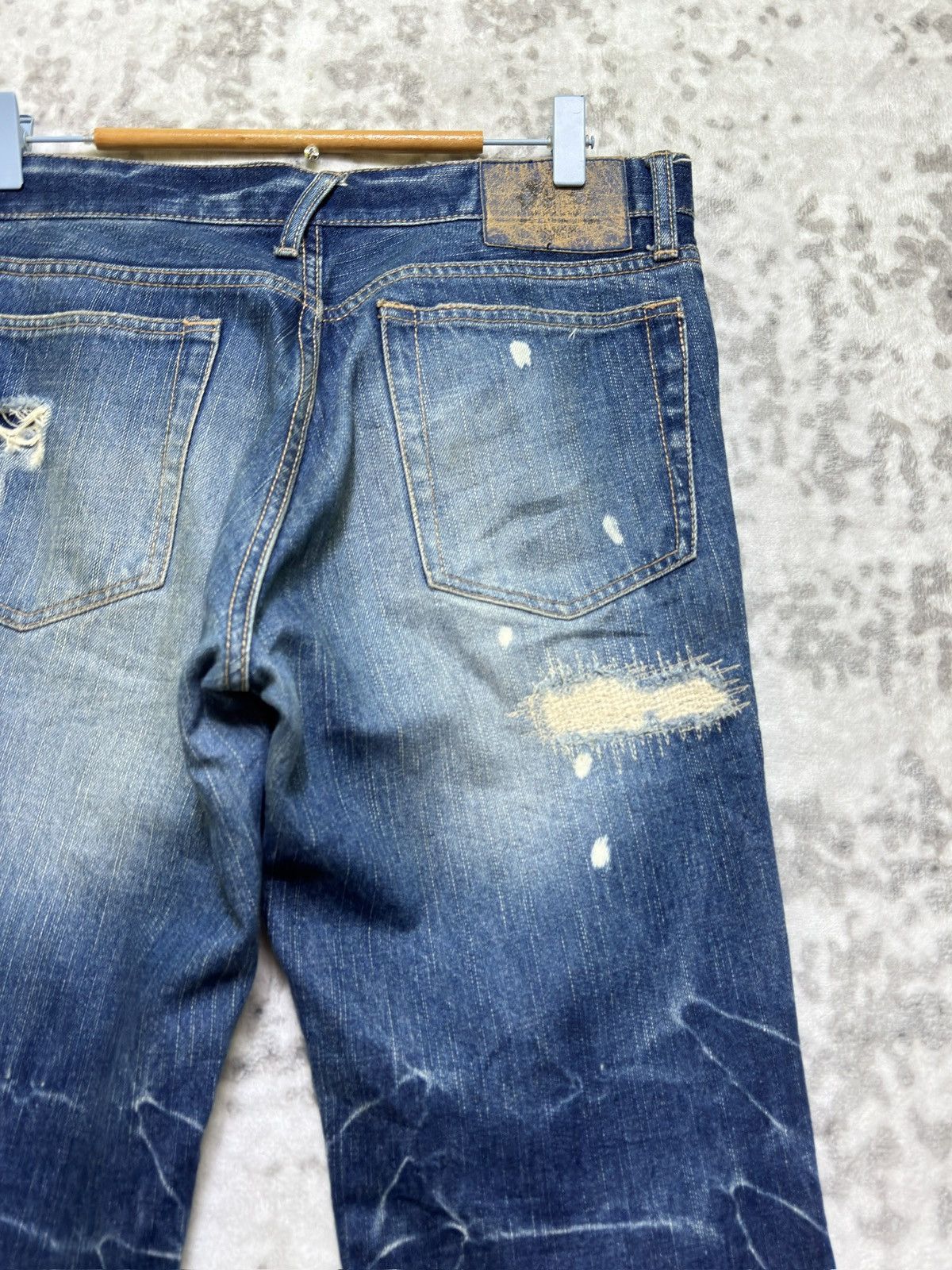 PPFM Vintage PPFM Bootcut Flared Paint Splatter Distressed Japan Size US 32 / EU 48 - 12 Thumbnail
