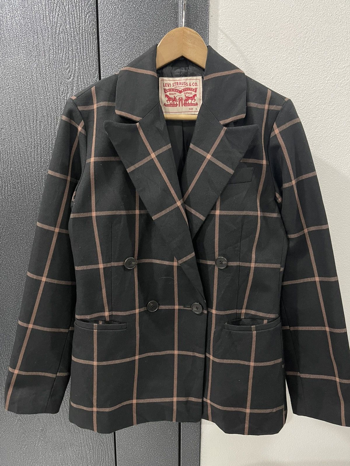 Levi's Levis Abner Blazer In Bonnie Plaid Size S / US 4 / IT 40 - 5 Thumbnail