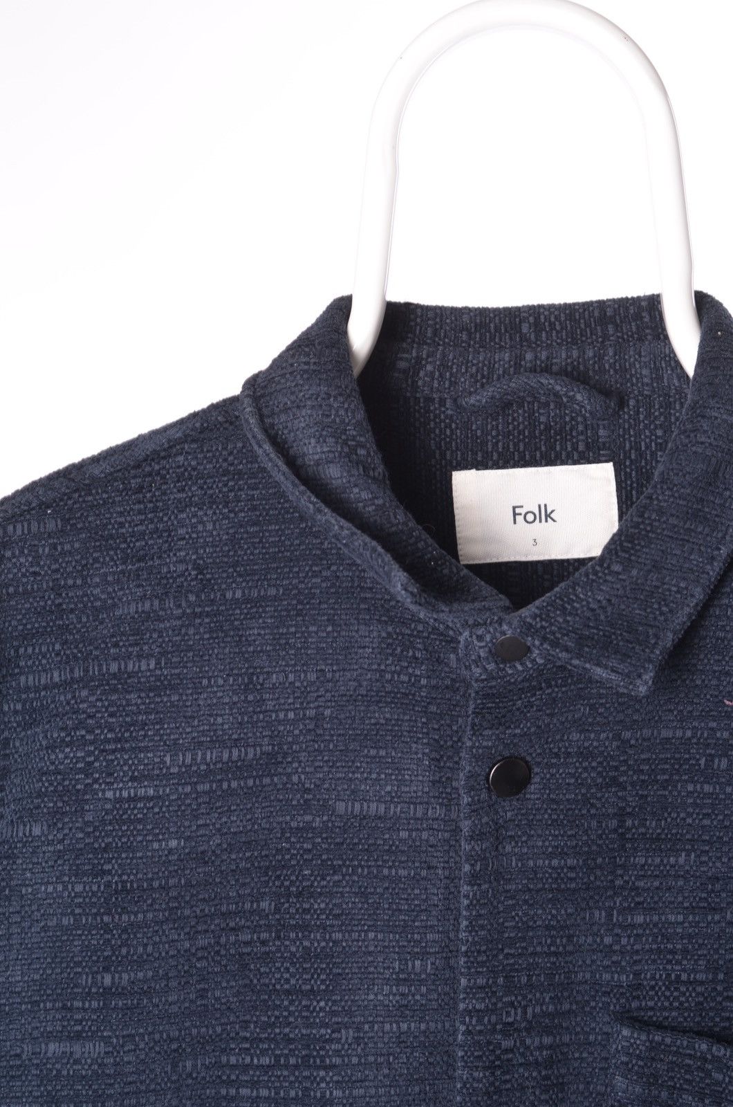 Folk Folk Overshirt Jacket Blue Size 3 Size US L / EU 52-54 / 3 - 2 Thumbnail