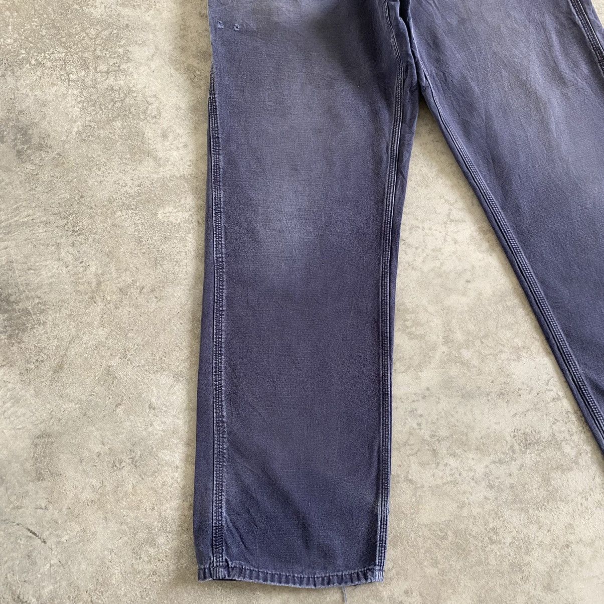 Carhartt Vintage Carhartt Faded Navy Blue Carpenter Work Pants Size US 33 - 5 Thumbnail