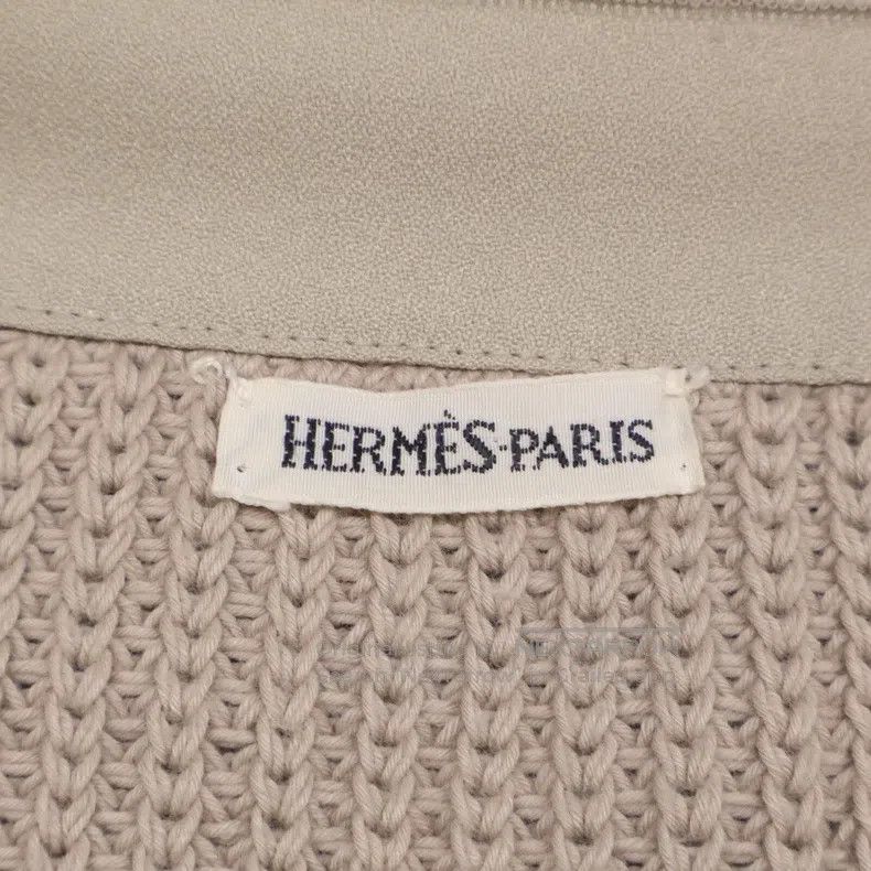 Hermes Hermes Beige Knitted Long Coat Size XS / US 0-2 / IT 36-38 - 4 Thumbnail