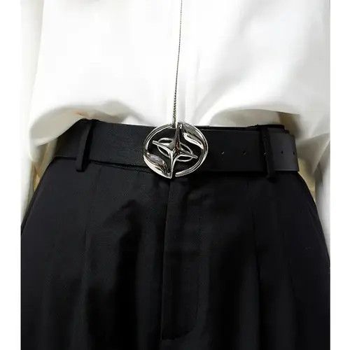 VIBE Simple Star Punk Buckle PU Leather Belt Size ONE SIZE - 8 Thumbnail