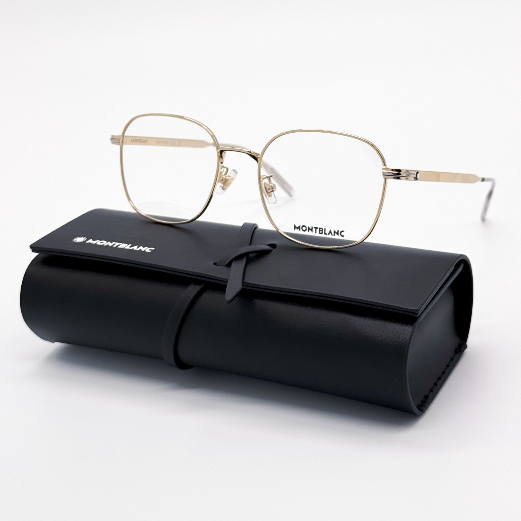 Montblanc NEW MONTBLANC EYEGLASSES MB0238OK 001 GOLD MEN EYEWEAR Size ONE SIZE - 1 Thumbnail