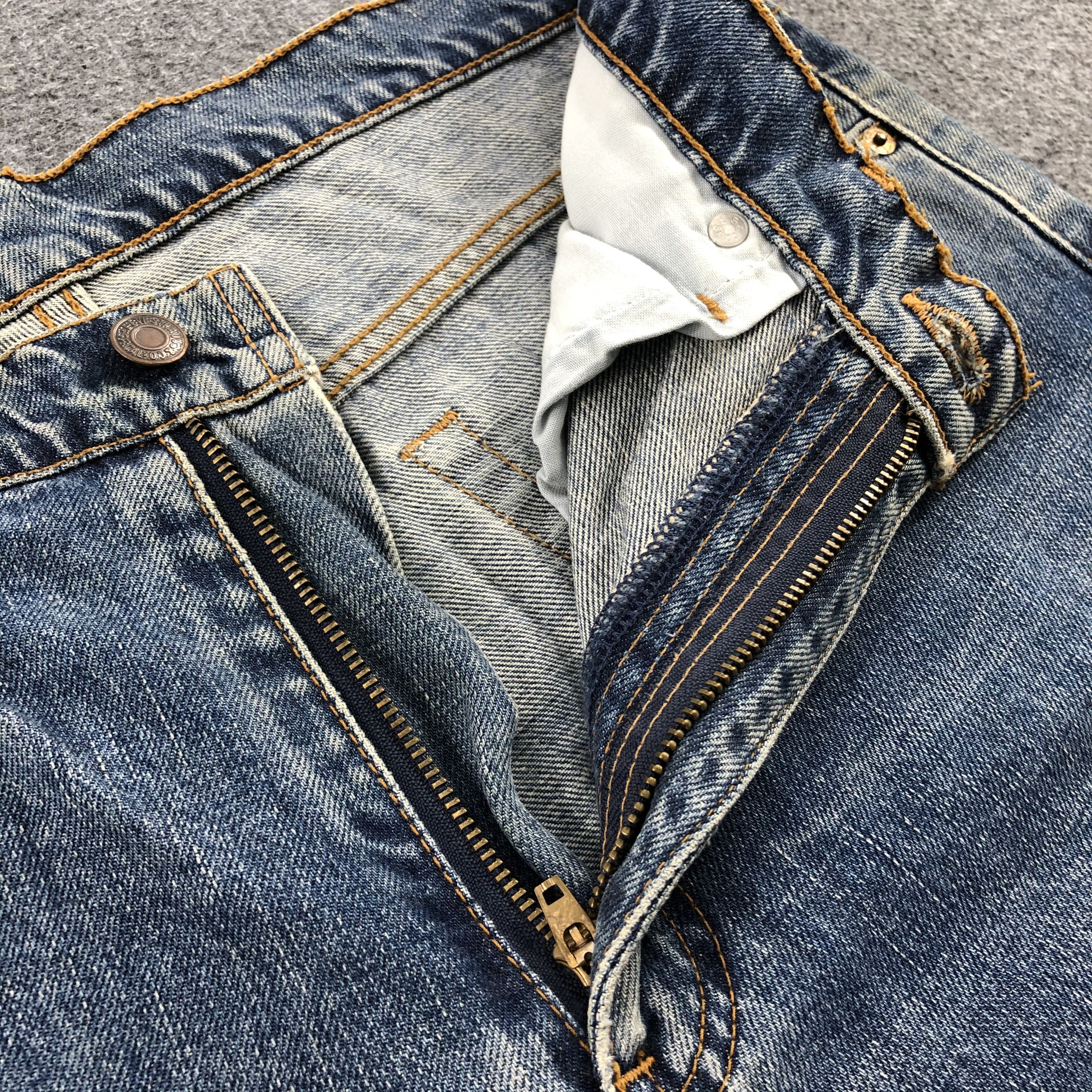 Levi's Vintage 90s Levis 517 Jeans Faded Blue Flare Denim KJ497 Size US 32 / EU 48 - 7 Thumbnail