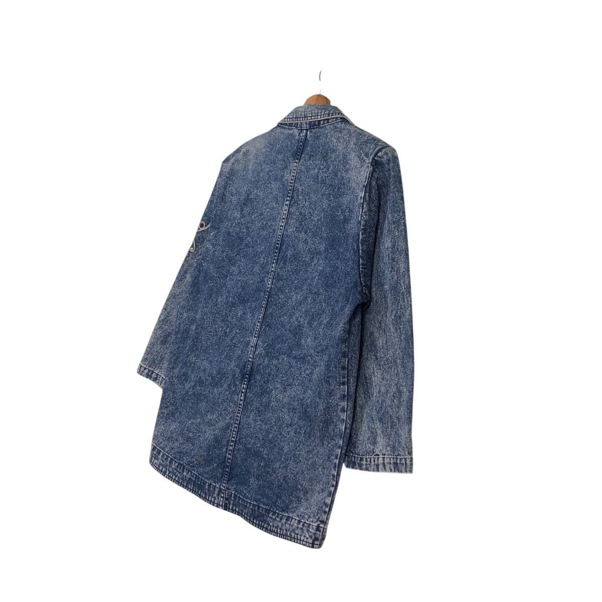 Japanese Brand 📌Vintage Denim Jacket Mireille Embroidery Issey Miyake Size US L / EU 52-54 / 3 - 11 Thumbnail