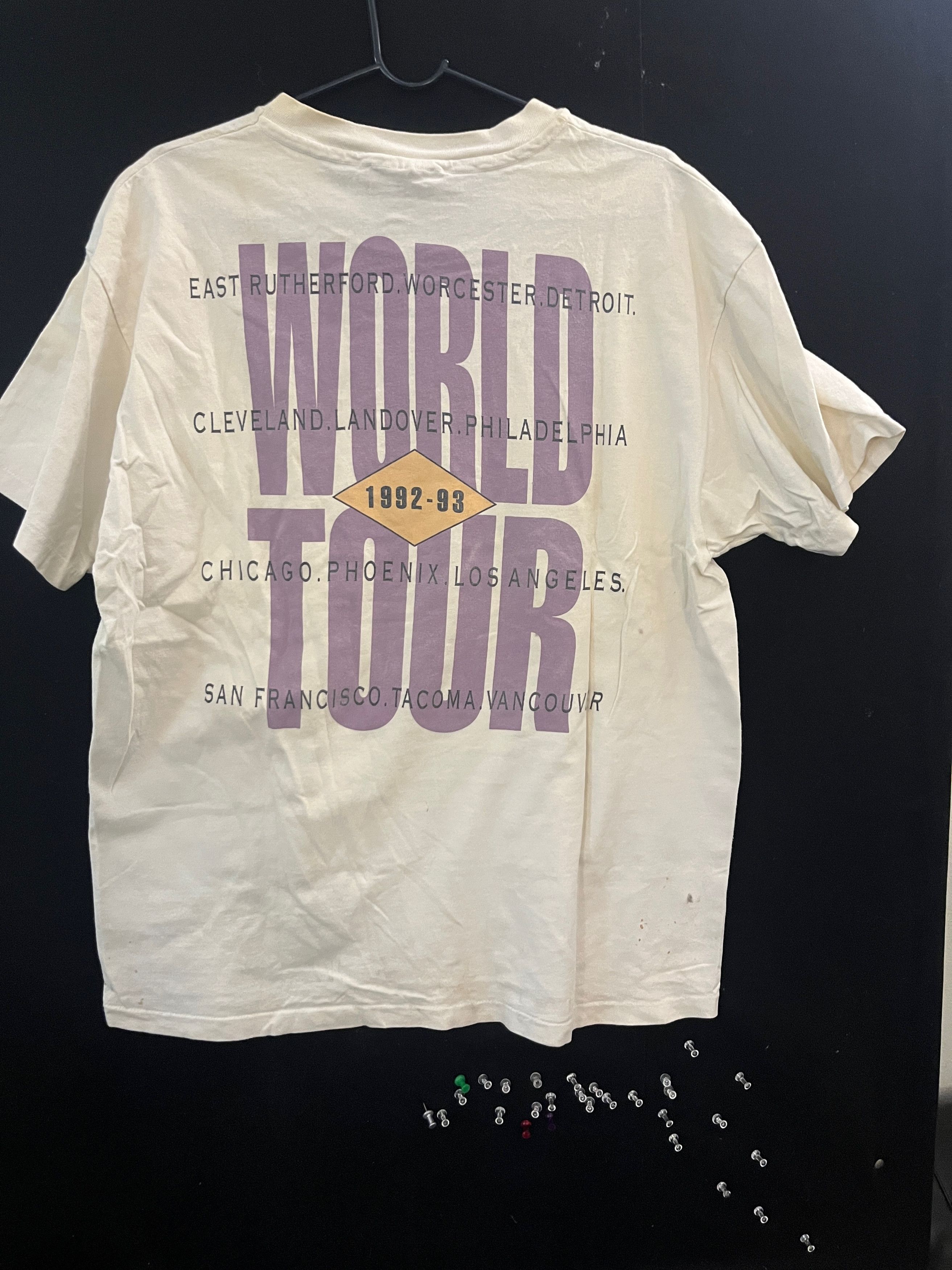Vintage VINTAGE 1992 SPRINGSTEEN WORLD TOUR SHIRT Size US XL / EU 56 / 4 - 2 Thumbnail