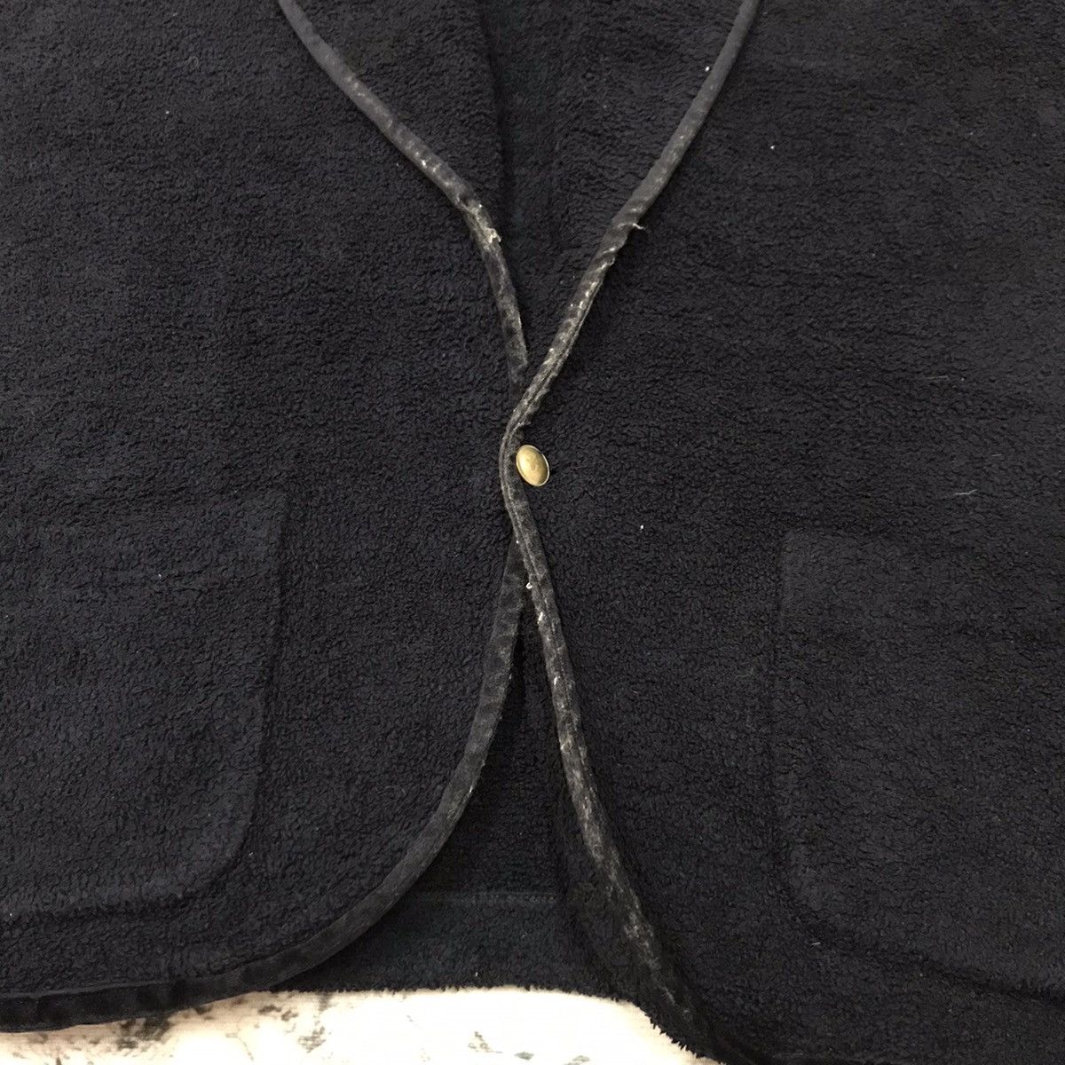 Designer × Japanese Brand × Lanvin Lanvin Open Neck Fleece Jacket Size US M / EU 48-50 / 2 - 4 Thumbnail