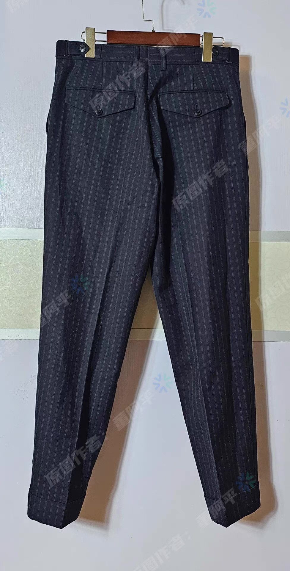 Dries Van Noten Dries Van Noten Striped Wool Trousers Q4 Size 48R - 3 Thumbnail