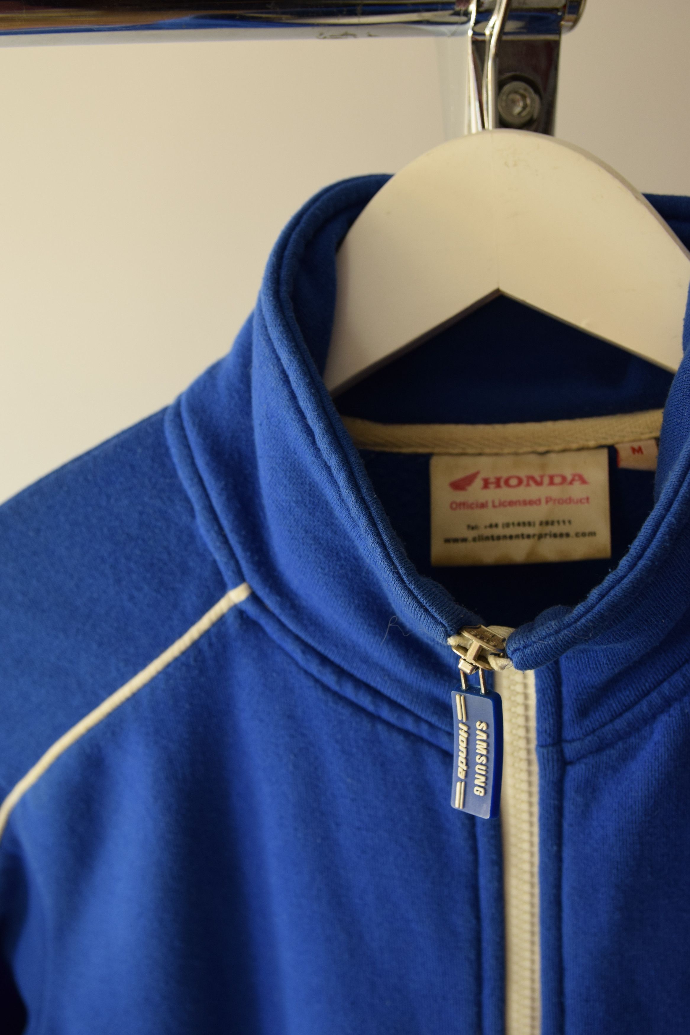 Honda × Vintage Vintage Honda Samsung Hooded Racing Patched Jacket Size US M / EU 48-50 / 2 - 4 Thumbnail
