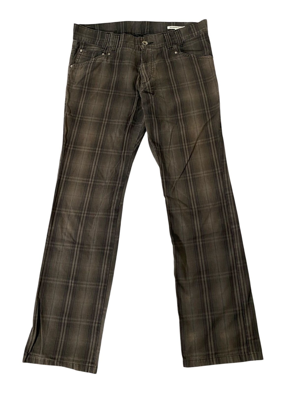 semanticdesign semantic design plaid check pant Size US 33 - 1 Thumbnail