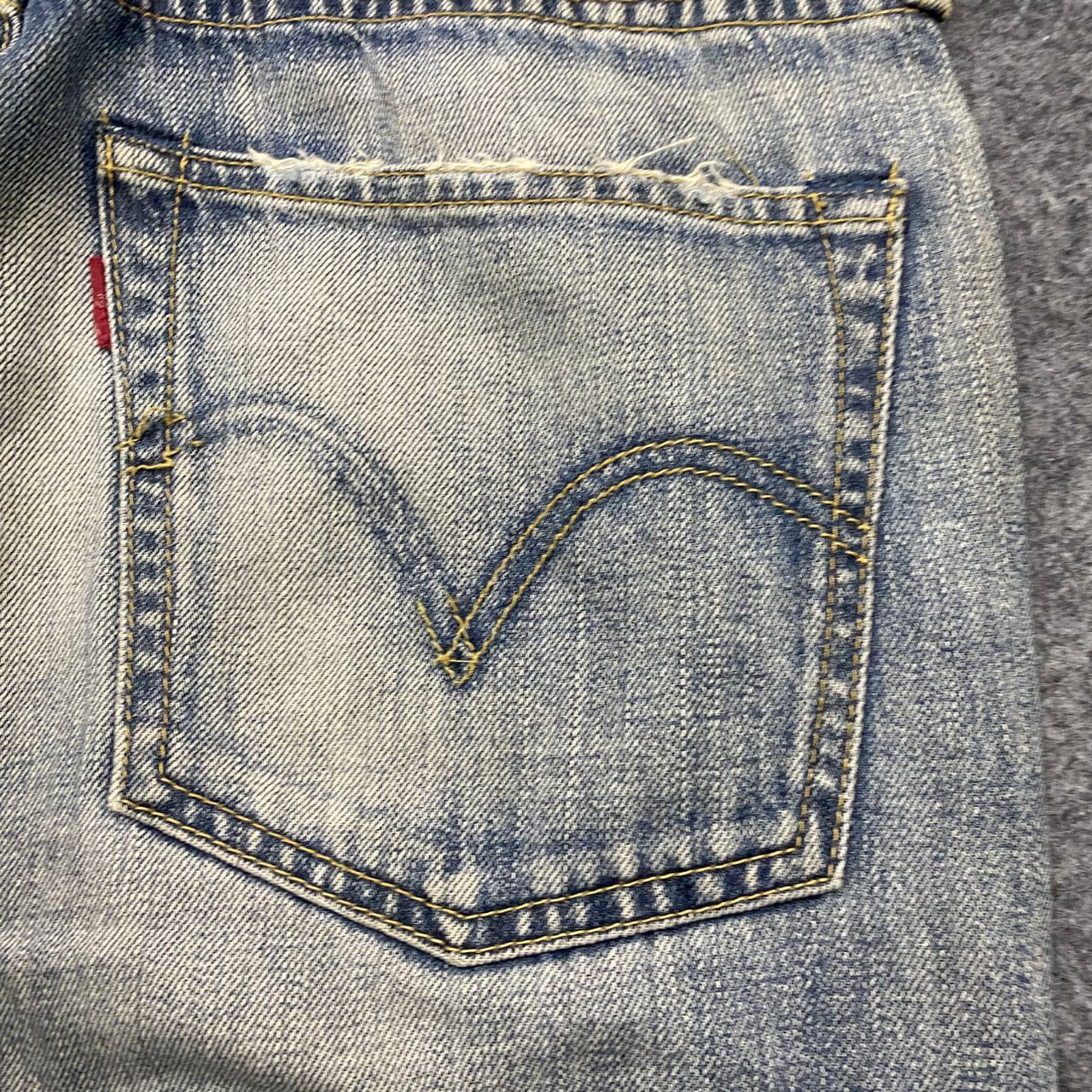 Japanese Brand 💥Vintage Levis 503 Distressed Denim Kurt Cobain Style Size US 32 / EU 48 - 12 Thumbnail