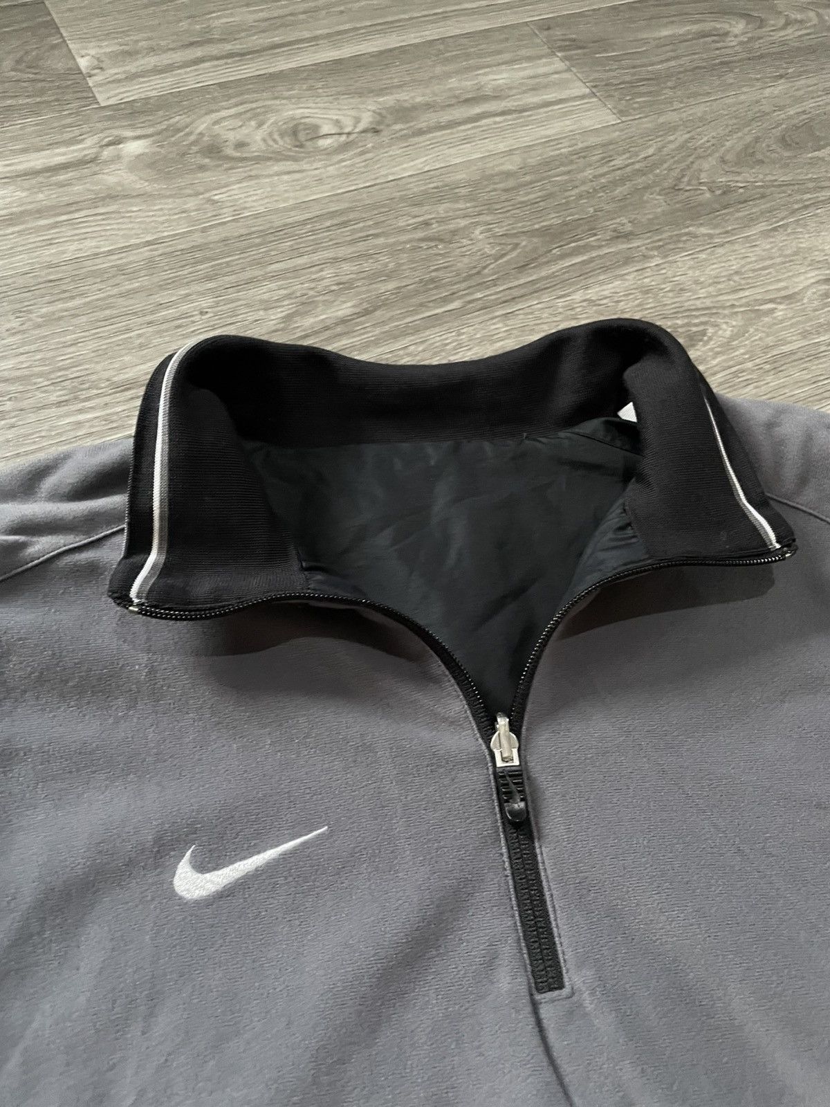 Nike Vintage Nike Nylon Reversible 2 Sides Pullover 1/3 Zip 90s Size US L / EU 52-54 / 3 - 7 Thumbnail