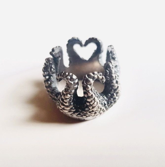 KD2024 Octopus 925 Sterling Silver ring Size ONE SIZE - 5 Thumbnail