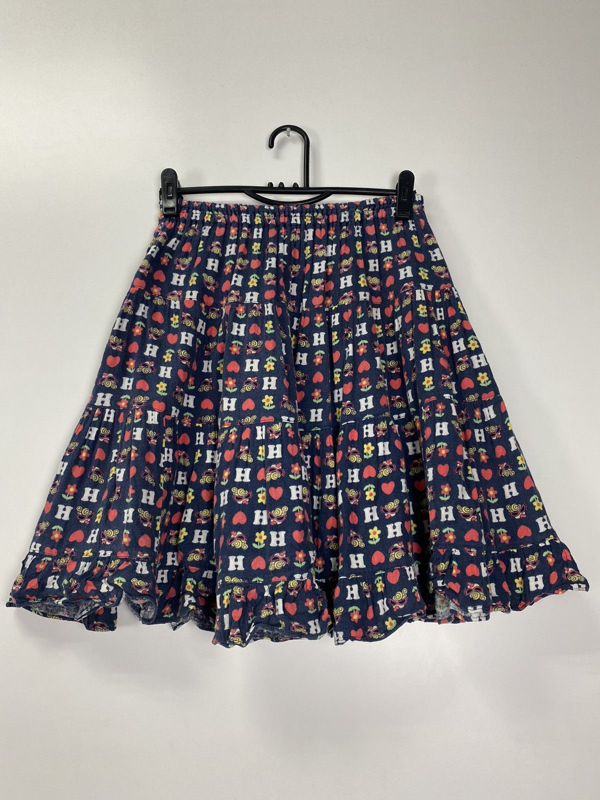 Hysteric Glamour Vintage Hysteric Midi Skirt Overprinted Size 22" - 2 Thumbnail
