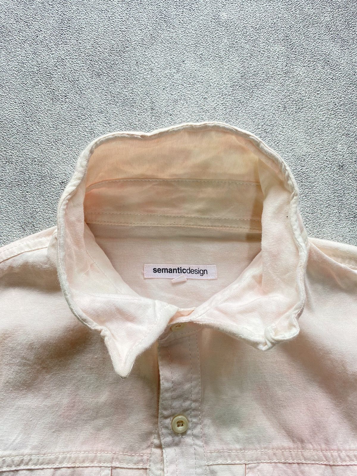 5351 POUR LES HOMMES × If Six Was Nine × Le Grande Bleu (L.G.B.) 2000s Semantic Design Button Up Shirt Size US M / EU 48-50 / 2 - 2 Thumbnail