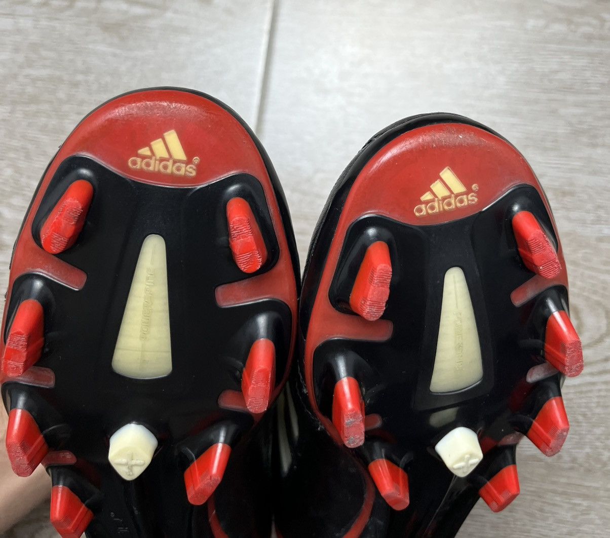 Adidas Adidas Predator Adipower FG Black Football Cleats Size US 8.5 / EU 41-42 - 14 Thumbnail