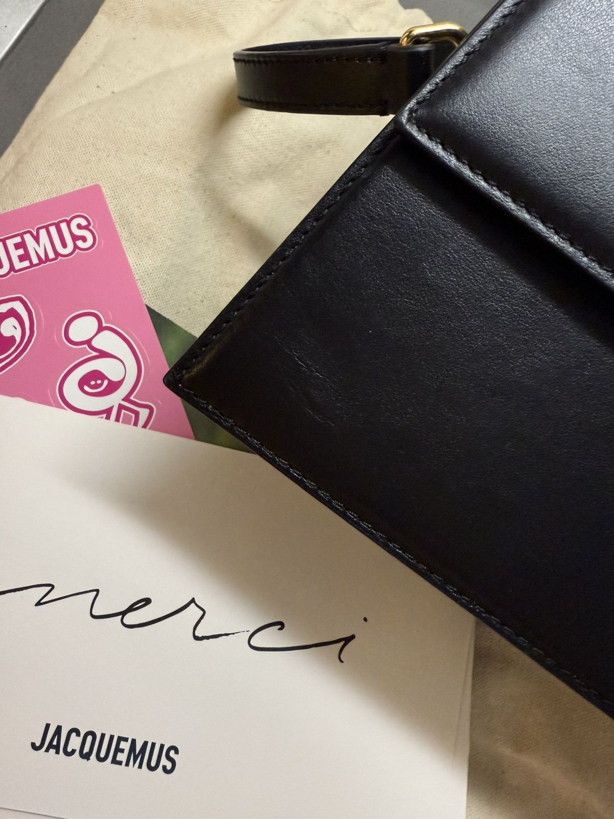 Jacquemus Jacquemus The Large Chiquito - Black Leather Size ONE SIZE - 3 Thumbnail