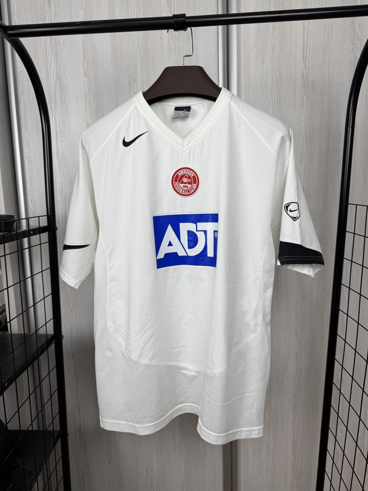 Nike Aberdeen 2004 2006 Mens SS Away soccer Jersey Shirt