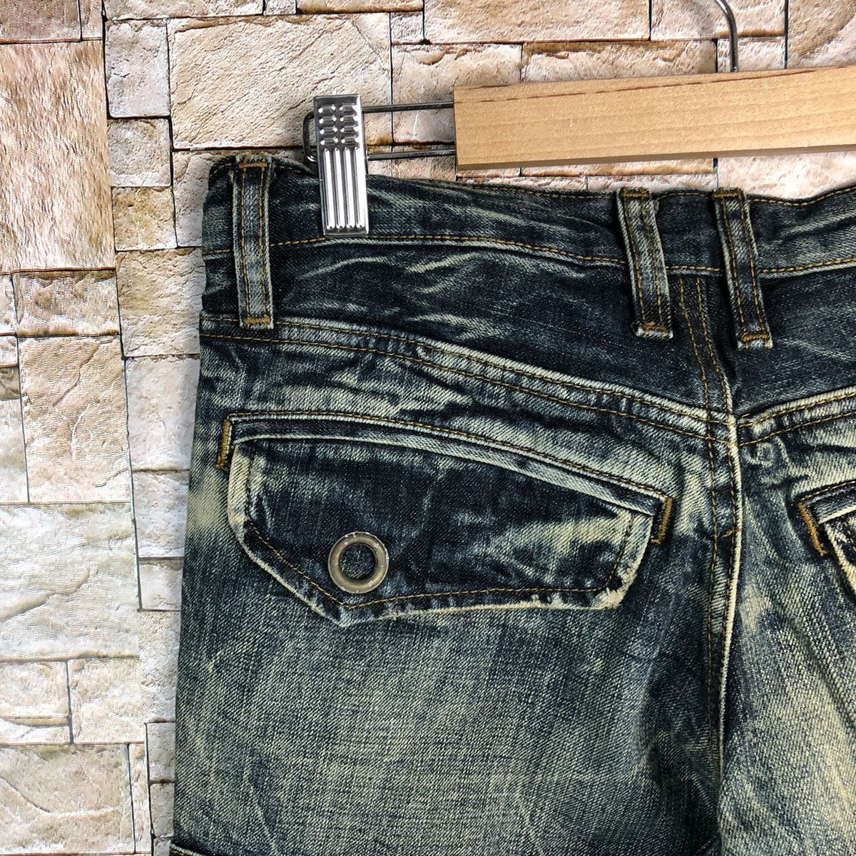 semanticdesign DL Semantic Design Blue Distressed Denim Pants #A144 Size US 28 / EU 44 - 21 Thumbnail