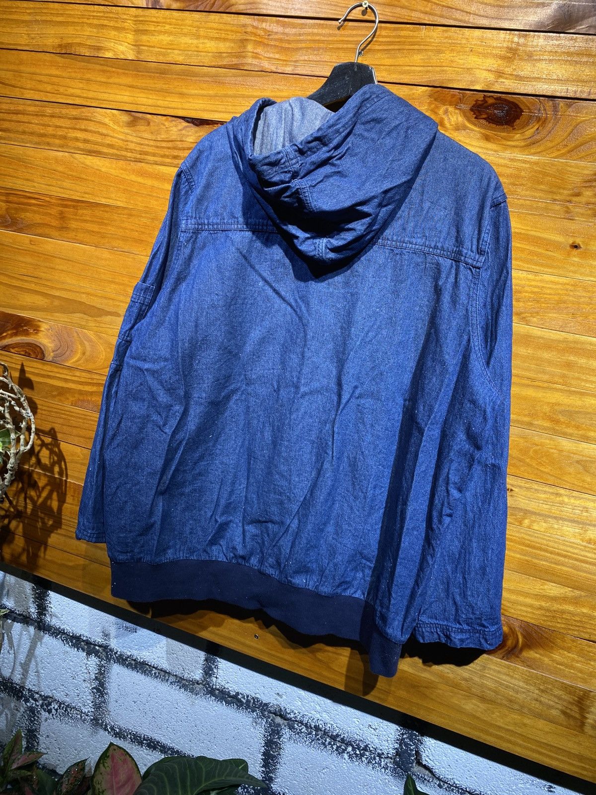 Japanese Brand Chihiro Yasuda Vintage Denim Hooded Jacket – Japanese Size US XL / EU 56 / 4 - 9 Thumbnail