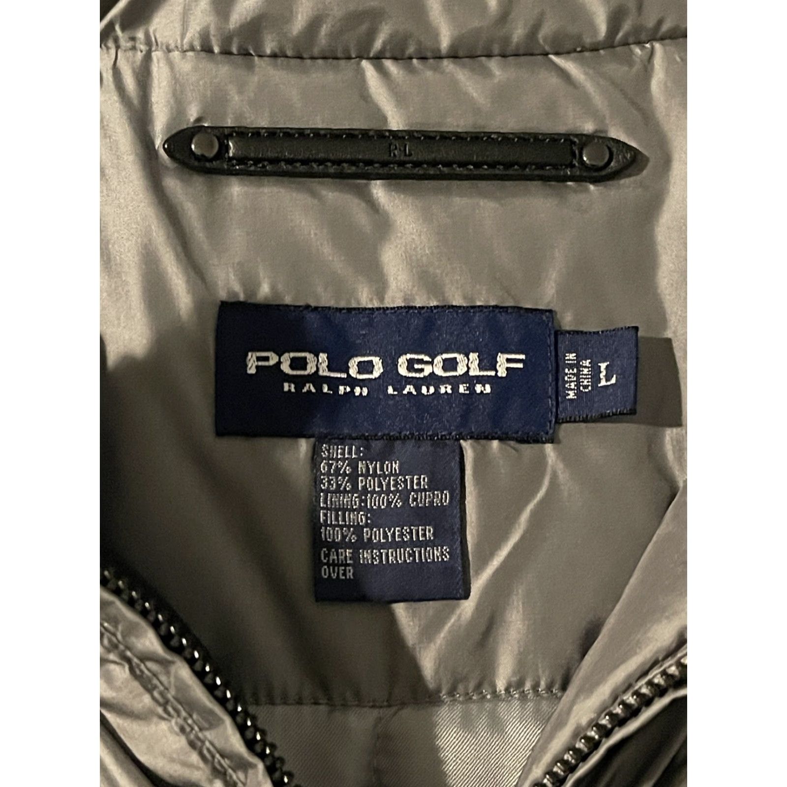 Polo Ralph Lauren Polo Ralph Lauren Golf Puffer Vest Sleeveless Full Zip gray L Mens Size US L / EU 52-54 / 3 - 3 Thumbnail