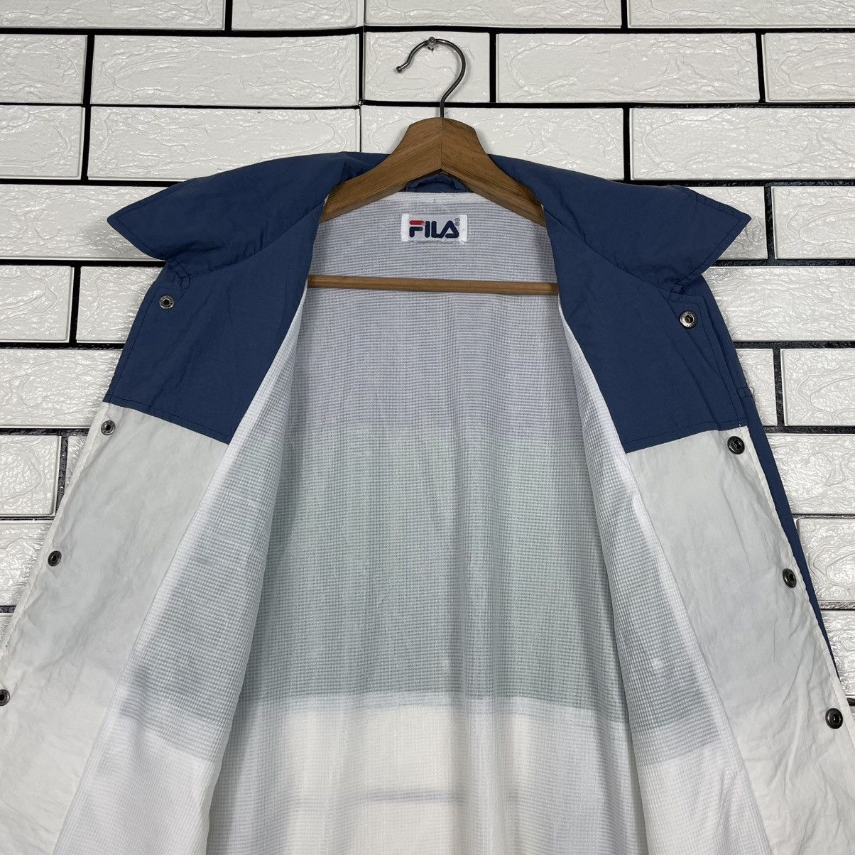 Fila Vtg Fila Big Logo Color Block Jacket Size US L / EU 52-54 / 3 - 12 Thumbnail
