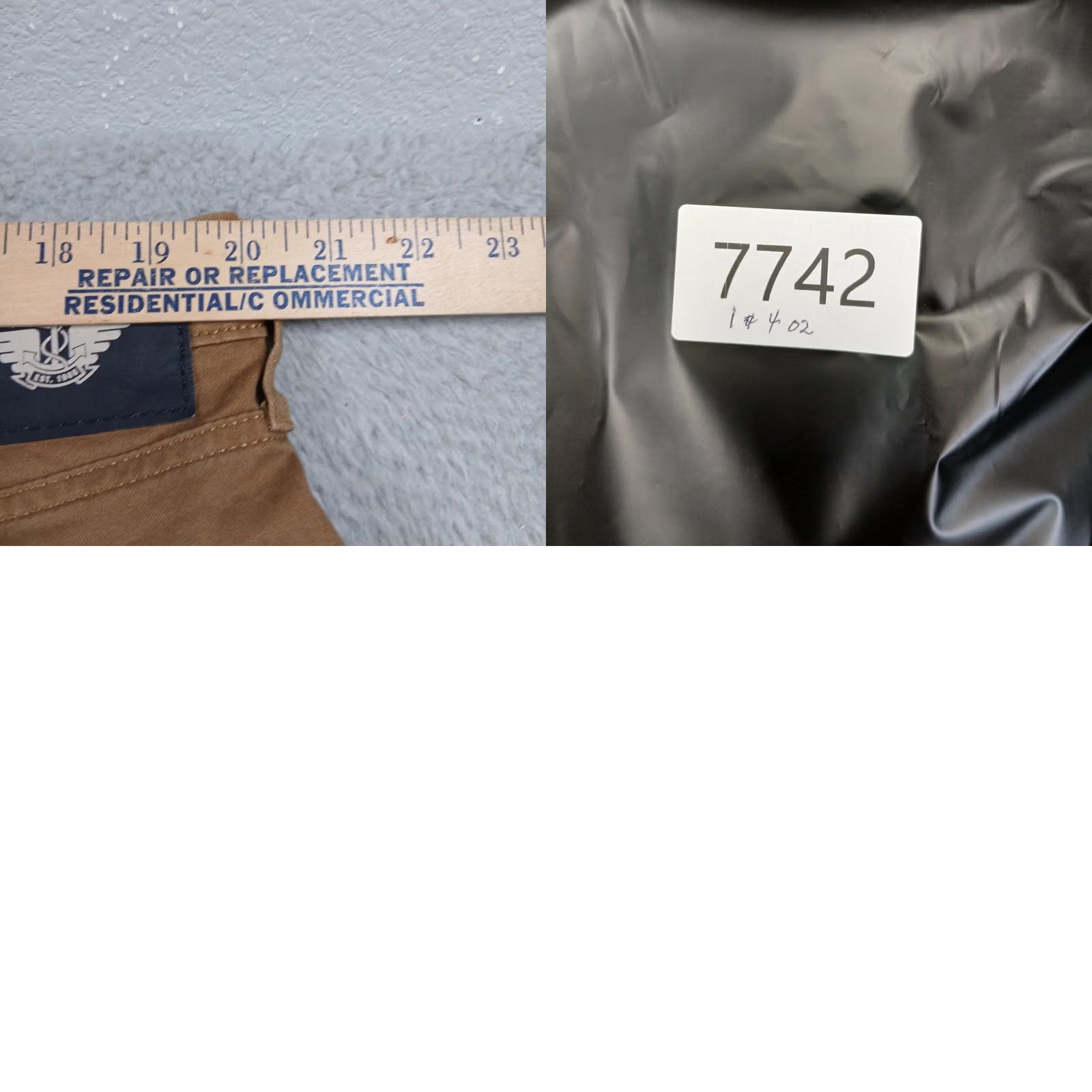 Dockers Dockers Jeans Straight Fit Pants Mens 40x30 Brown All Seasons Tech NWT Signature Khaki 5-Pocket Casual Business Travel Regular Front Flat Old? Size US 40 / EU 56 - 10 Thumbnail