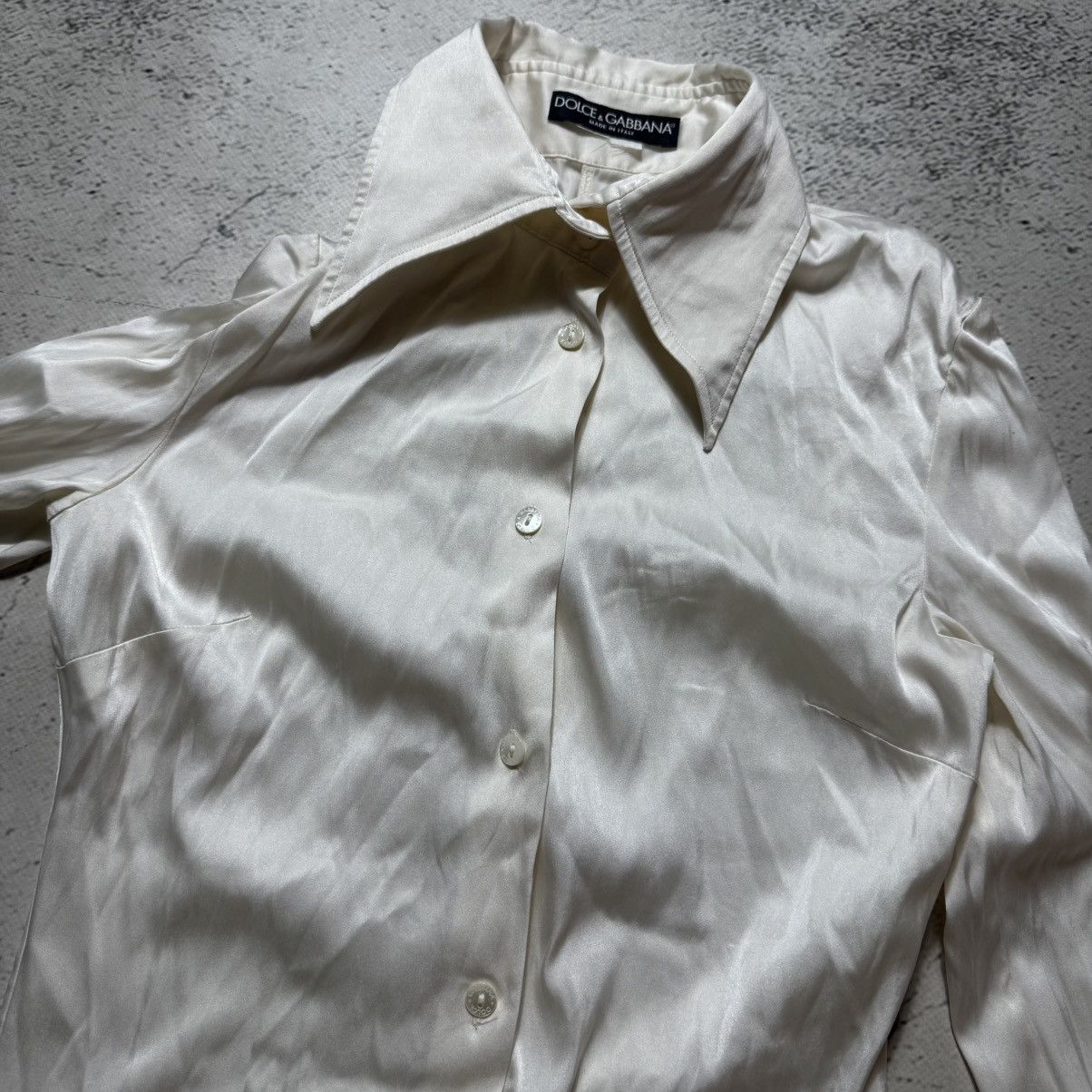 Dolce & Gabbana vintage rare silk bodysuit dolce gabbana t shirt button ups Size S / US 4 / IT 40 - 7 Thumbnail