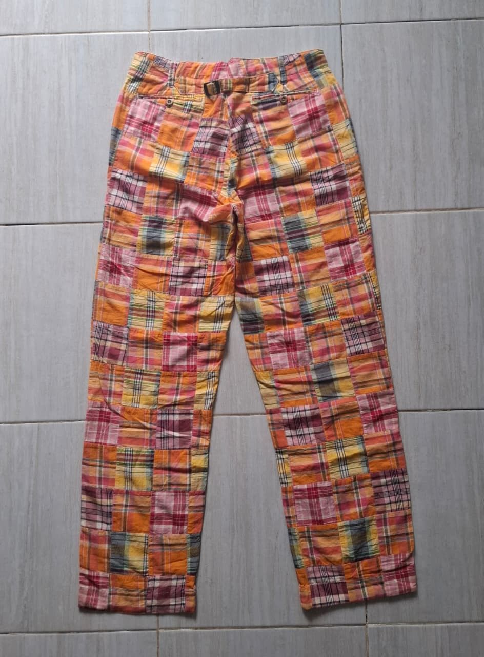 Polo Ralph Lauren Dead stock vintage Polo Ralph Lauren patch work baggy pants Size US 32 / EU 48 - 2 Thumbnail