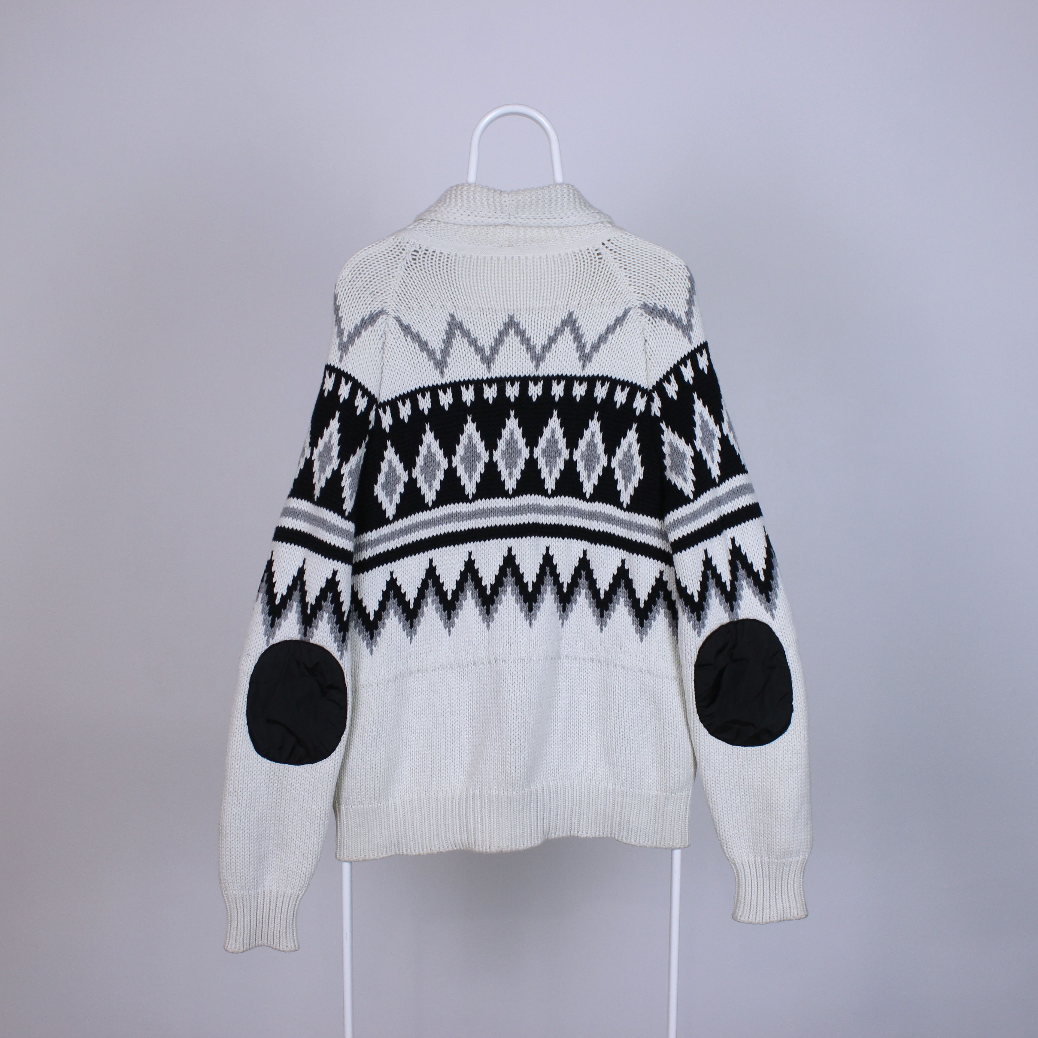 Hogan Hogan heavy knitwear full zip Lampo sweater L XL Size US XL / EU 56 / 4 - 11 Thumbnail