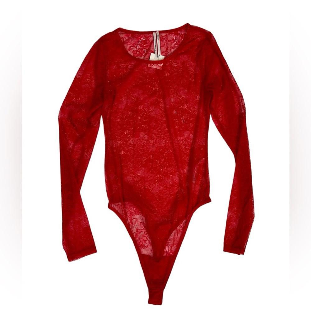 Designer Anthropologie l NWT The Harlowe Lace Bodysuit XS Size XS / US 0-2 / IT 36-38 - 3 Thumbnail
