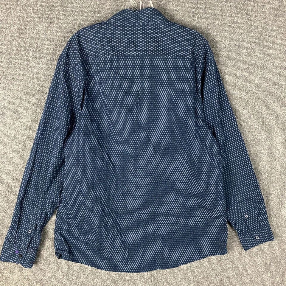George George Button Up Shirt Men's XL Slim Fit Long Sleeve Cotton Size US XL / EU 56 / 4 - 8 Thumbnail