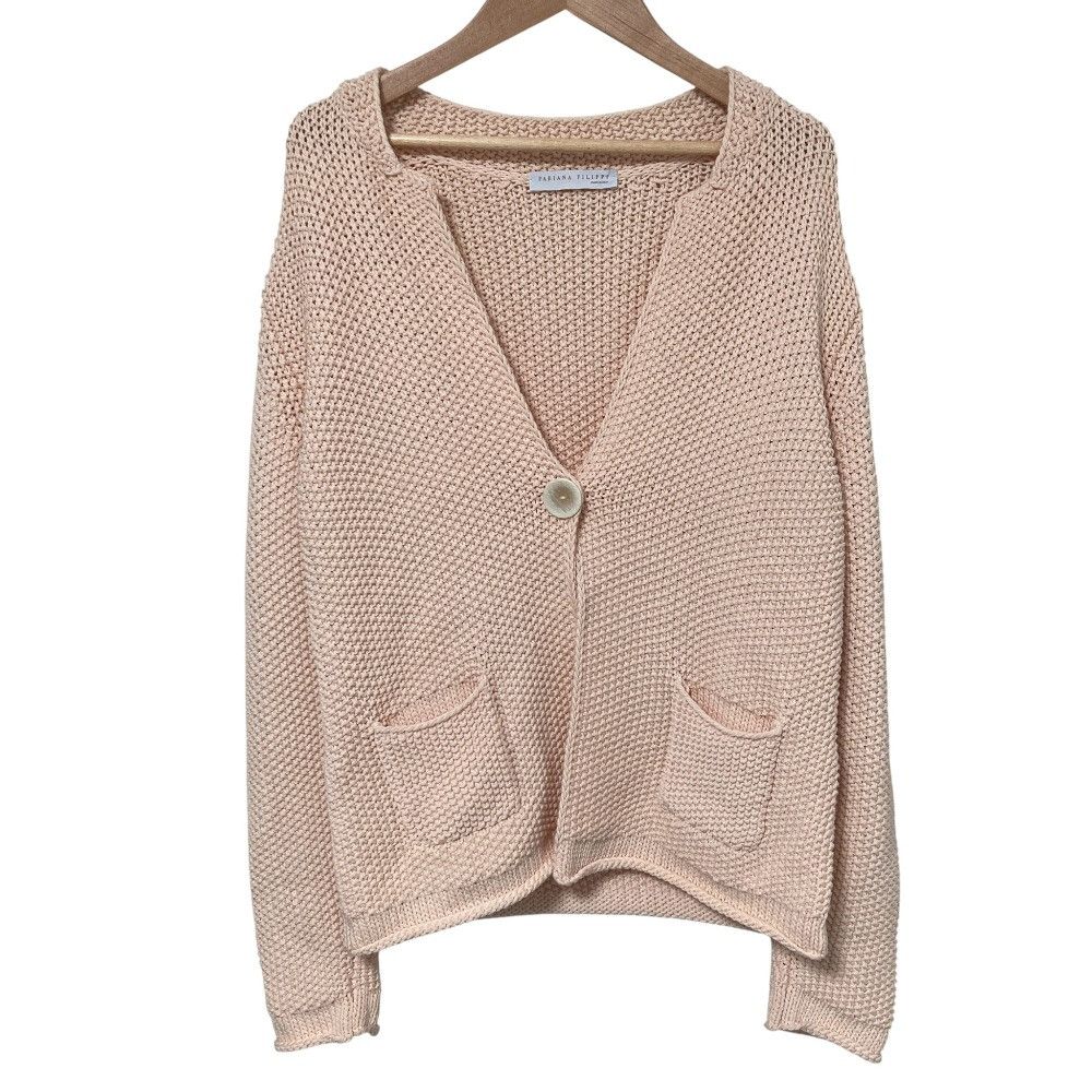 Other Other FABIANA FILIPPI Cotton Knit Cardigan Cotton Tops DUTY FREE for USA Size ONE SIZE - 1 Thumbnail
