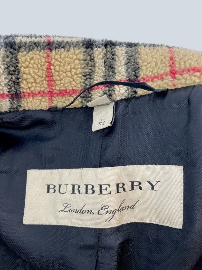 Burberry Burberry double-breasted Teddy coat in wool Check, 42. Size M / US 6-8 / IT 42-44 - 6 Thumbnail