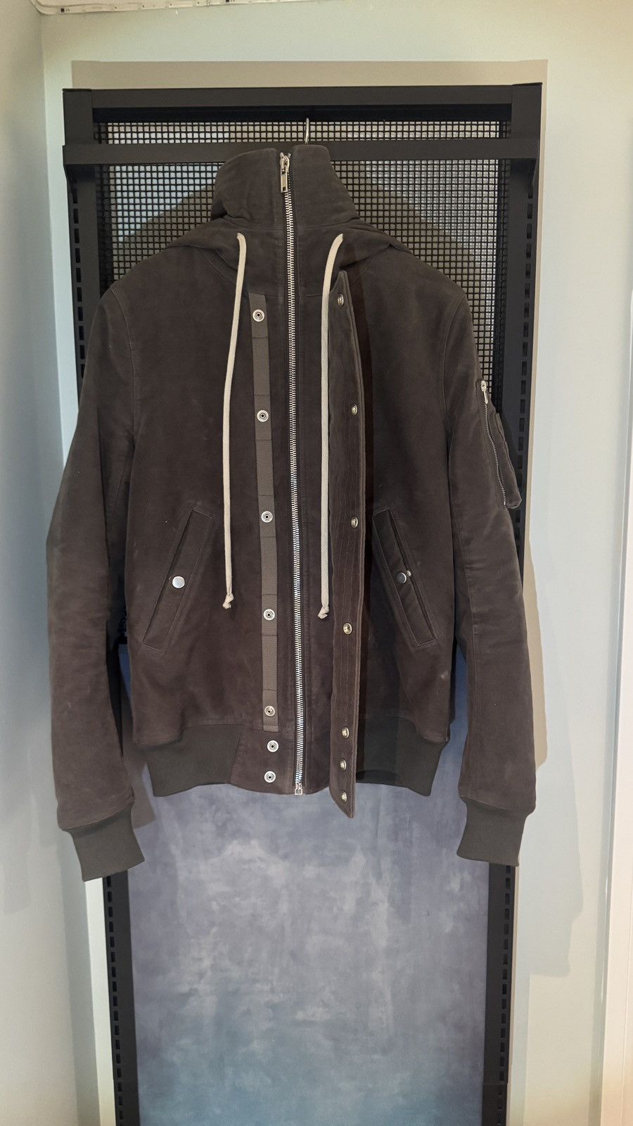 Rick Owens Rick Owens Sisyphus Dark Dust Moleskin Exploder Jacket Size US S / EU 44-46 / 1 - 2 Thumbnail