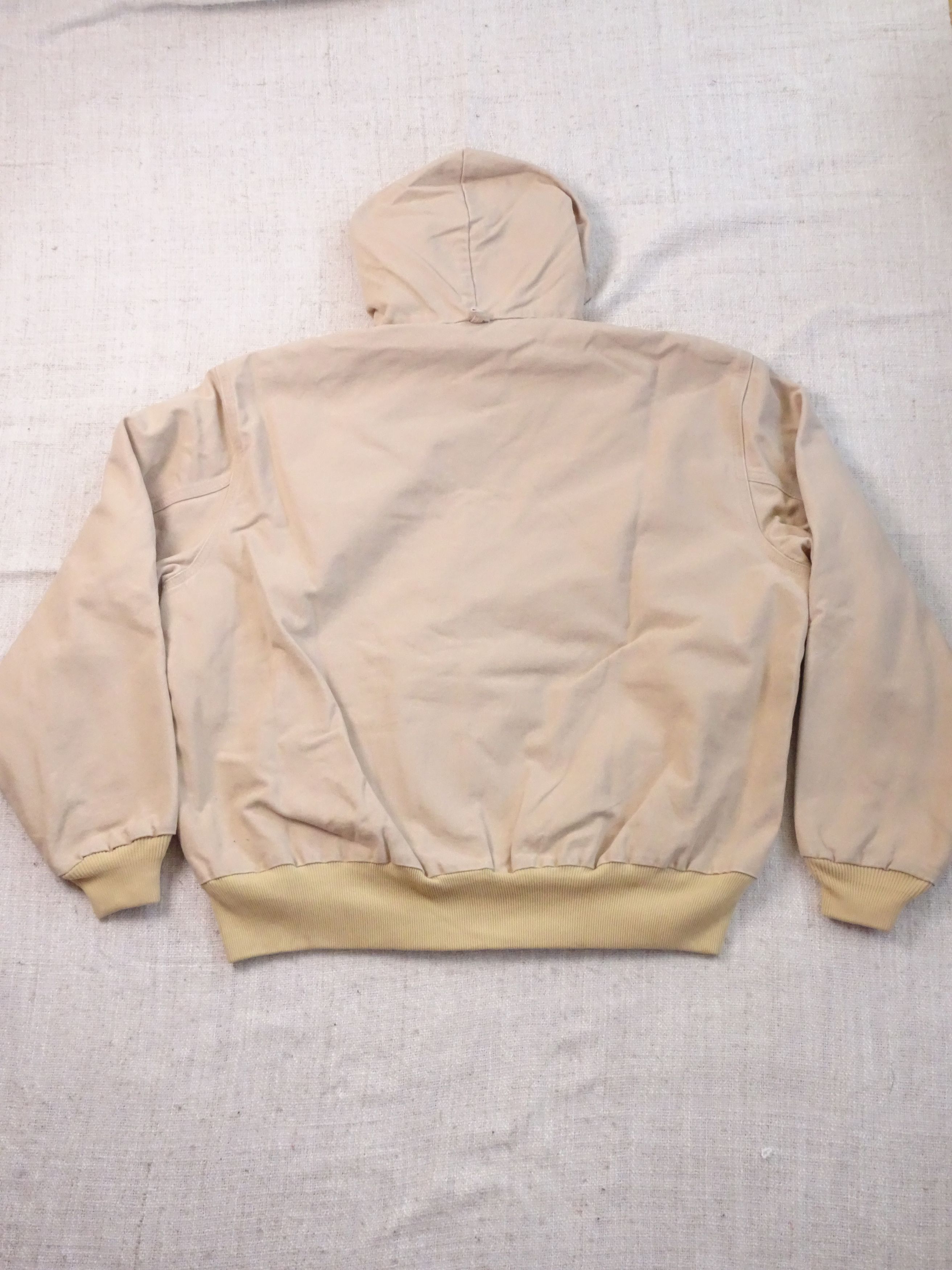 Carhartt Vintage 90s Carhartt J06 Beige Active Workwear Jacket Size US XXL / EU 58 / 5 - 6 Thumbnail