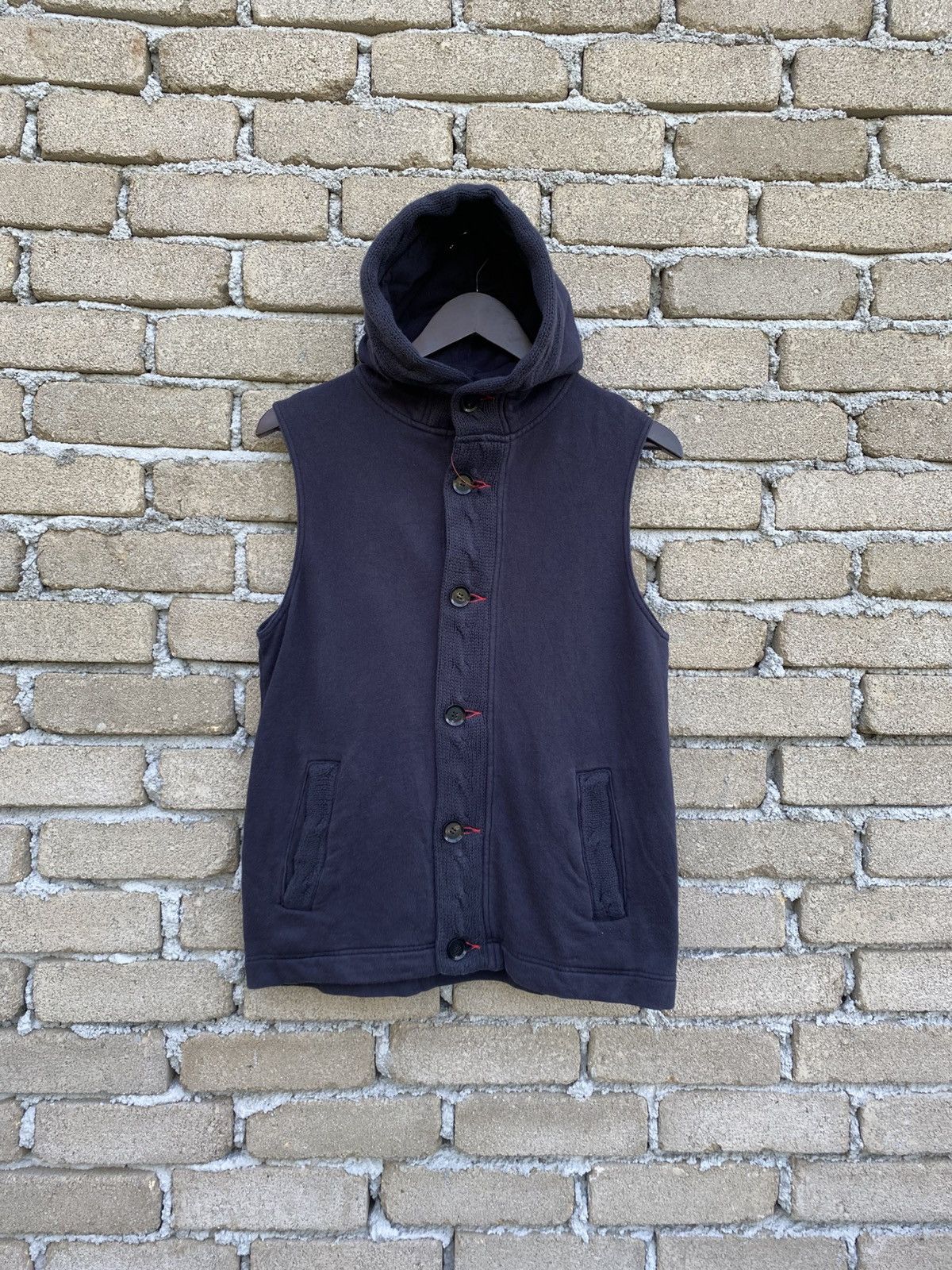 Japanese Brand Gaijin Made Hoodie Sleeveless Made In Japan Size US S / EU 44-46 / 1 - 2 Thumbnail