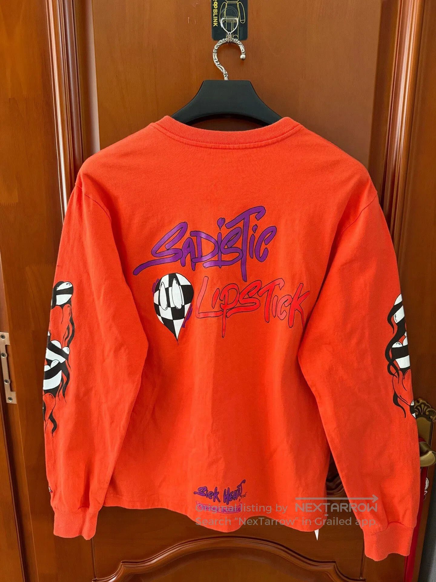 Chrome Hearts chrome hearts red graffiti long sleeve t-shirt. Size US L / EU 52-54 / 3 - 2 Thumbnail