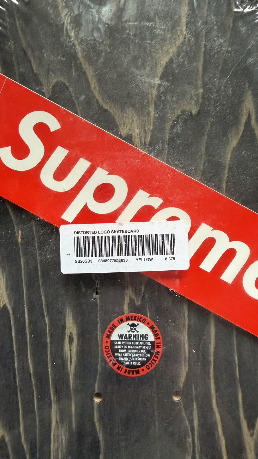 Supreme Supreme Distorted Logo Skateboard SS20 Size ONE SIZE - 3 Thumbnail