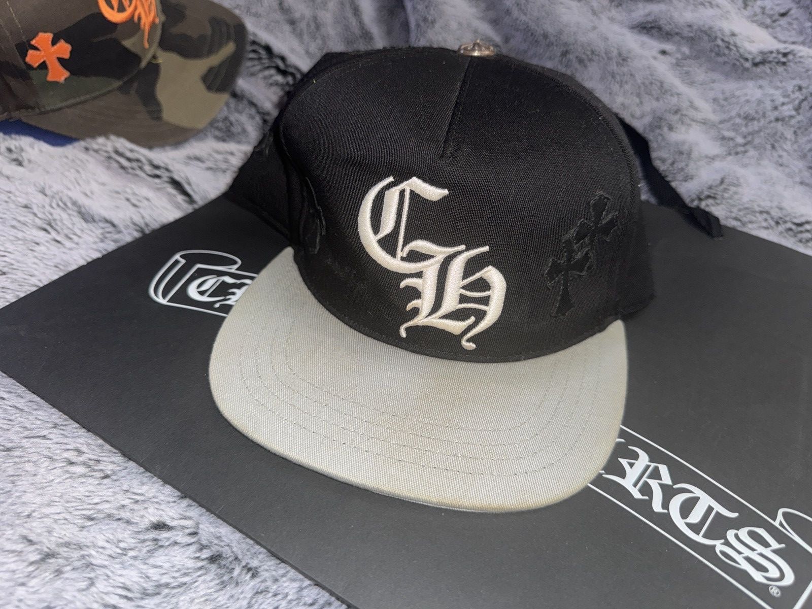 Chrome Hearts BLACK PATCHES CHROME HAT Size ONE SIZE - 1 Thumbnail